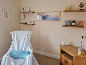 A Typical Session. New Reflexology Room